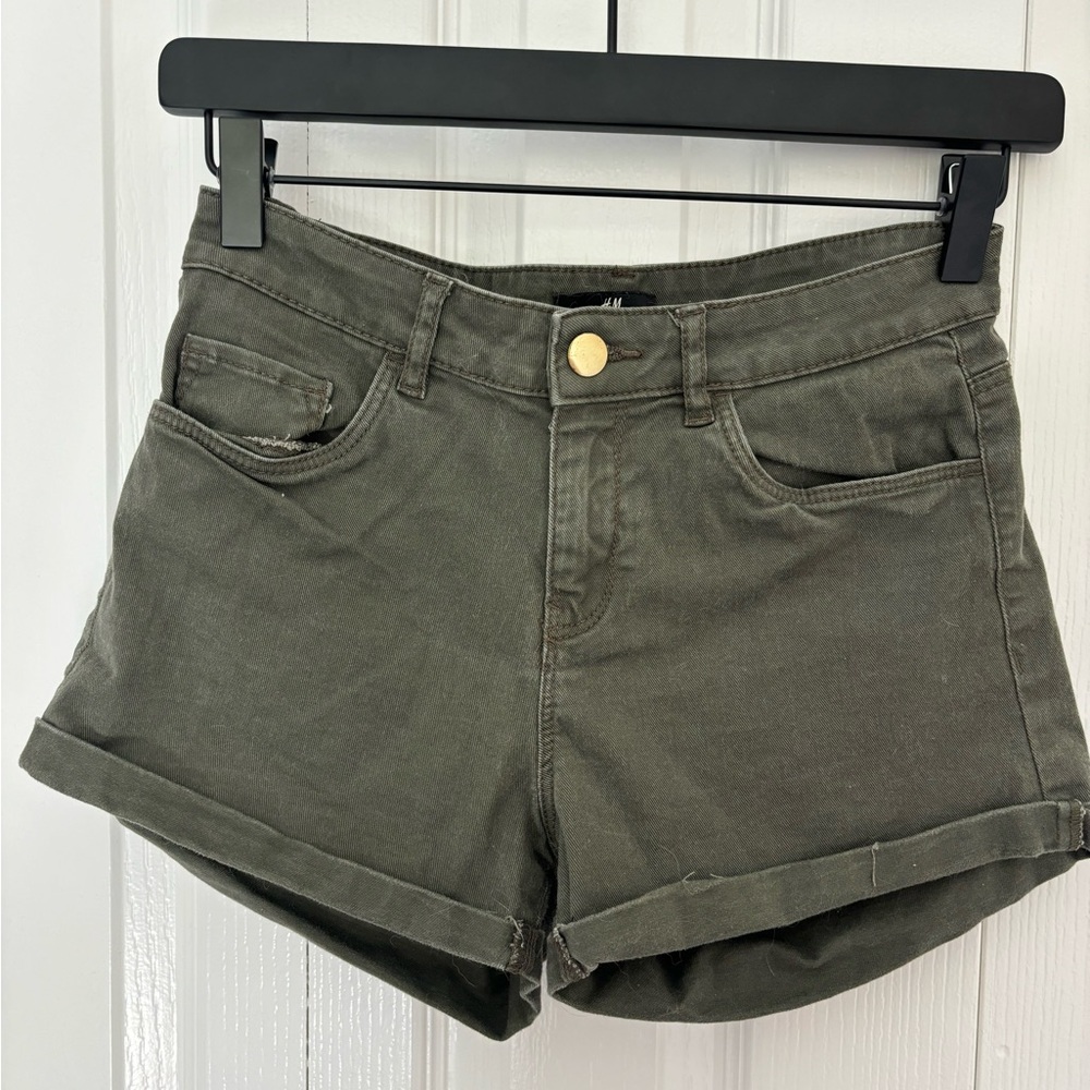 H&M Olive Green Shorts